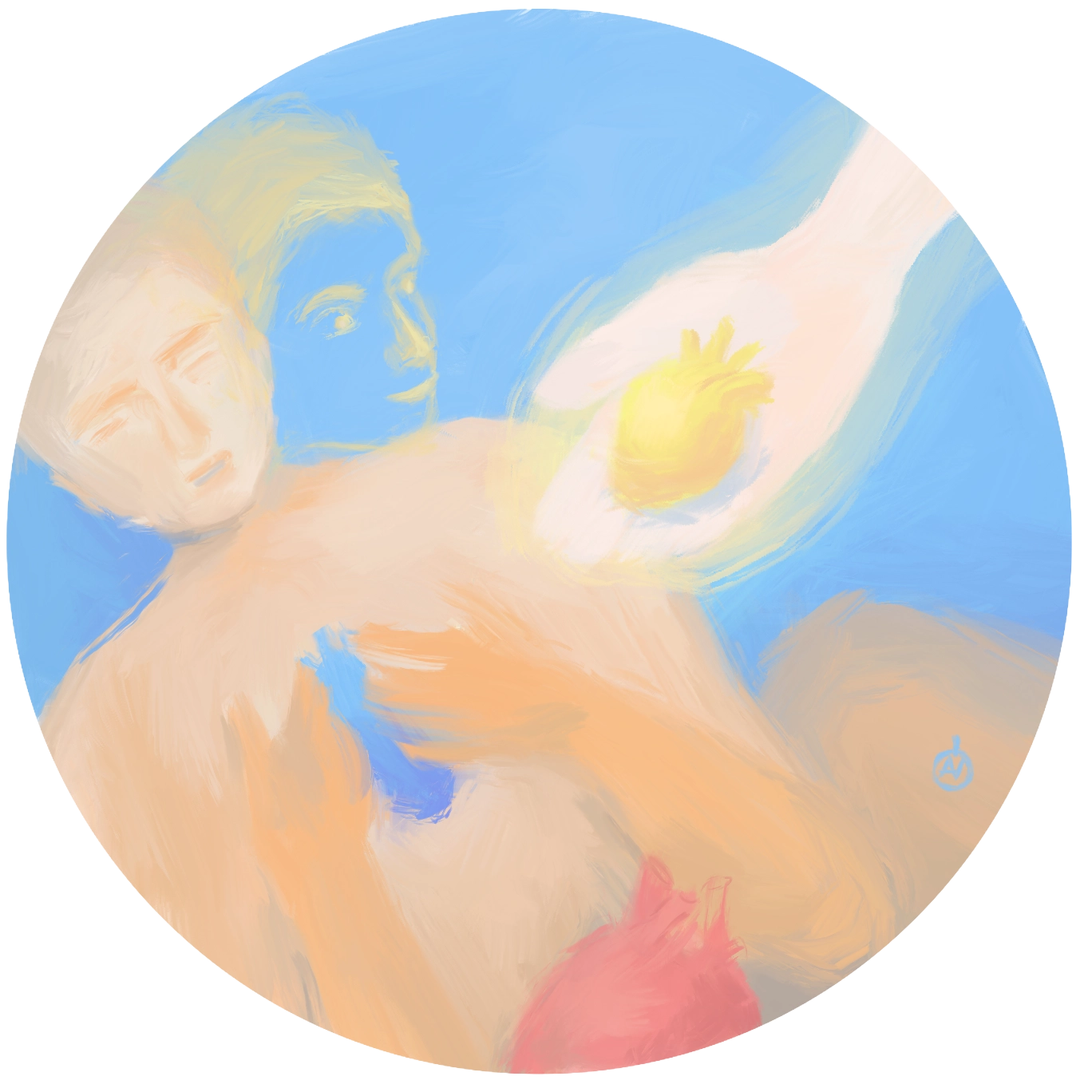 Ілюстрація до Пісні Григорія Сковороди "Хоч злети на небеса, хоч піди у Версальські ліси" від Олени Горецької